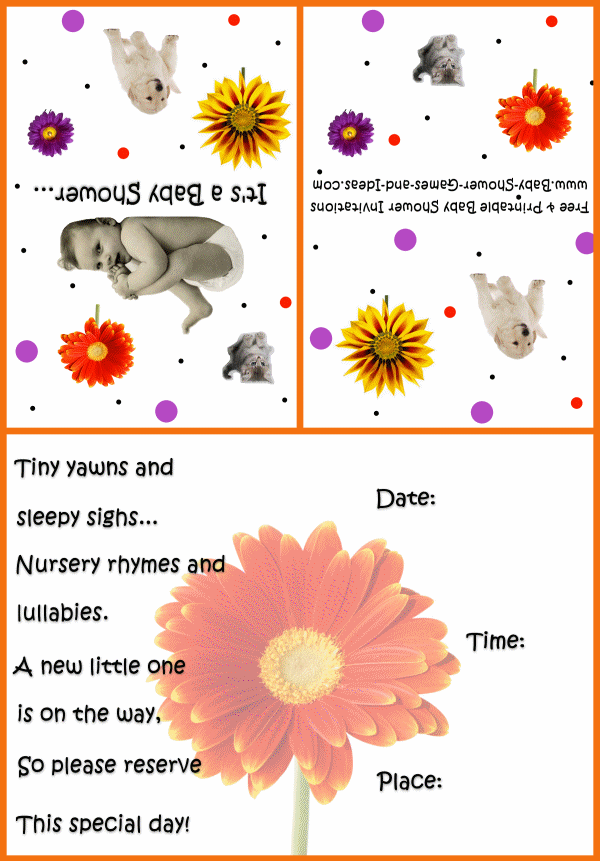 Baby Animal Shower Invitation 3b